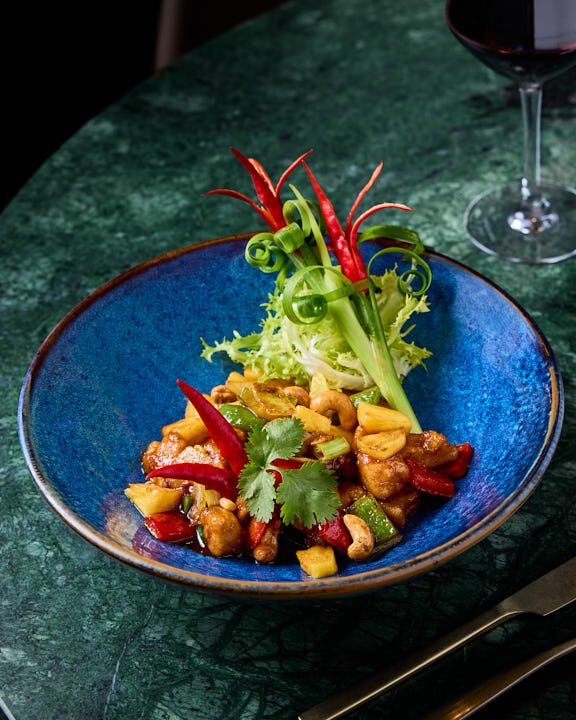 Poulet sauté aux noix de cajou