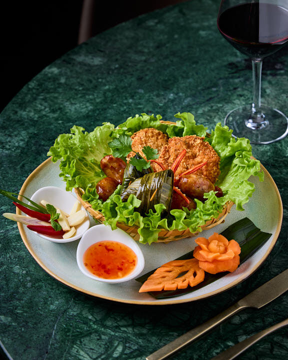 Assortiment servi au restaurant Suanthai